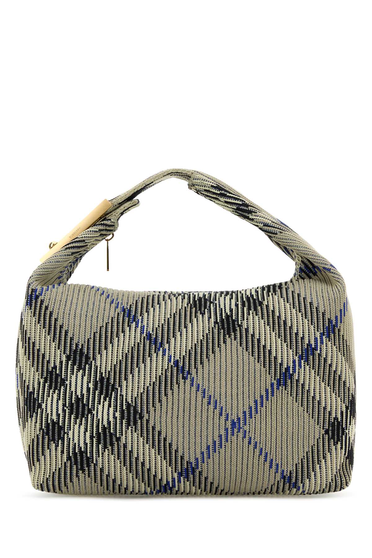 Burberry Women Embroidered Nylon Medium Peg Handbag