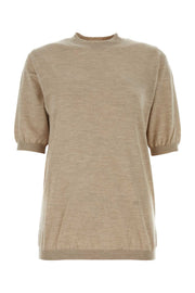 Bottega Veneta Women Cappuccino Cashmere Sweater