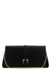 Salvatore Ferragamo Women Black Leather Large Crossbody Bag