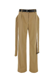 Prada Women Cappuccino Twill Pant