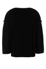 Jil Sander Women Black Wool Sweater