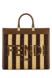 Fendi Women Rafia Medium Sunshine Shopping Bag