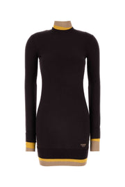 Fendi Women Plum Wool Blend Dress