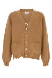 Alexander Mcqueen Men Biscuit Cotton Cardigan