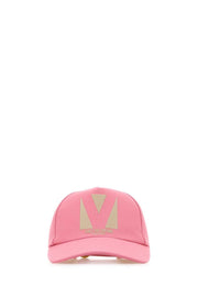 Valentino Garavani Women Pink Cotton Baseball Cap