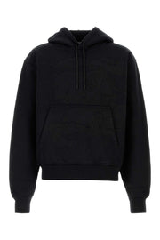 Burberry Men Black Cotton Blend Sweatshirt