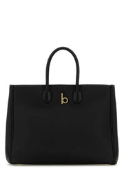 Burberry Women Black Leather Medium Rocking Horse Handbag