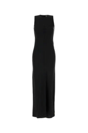 Ami Women Black Jersey Dress