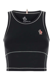 Moncler Grenoble Women Black Stretch Nylon Top