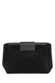 Max Mara Women Black Leather Belt Bag
