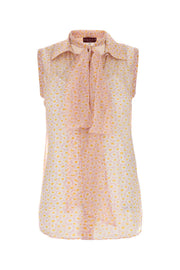 Gucci Women Printed Crepe Shirt