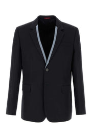Gucci Men Midnight Blue Wool Blazer