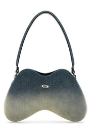 Diesel Women Denim Double-D Shoulder Bag
