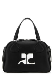 Courreges Women Black Leather Reedition Handbag