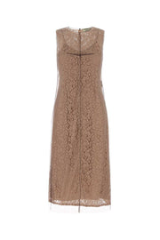 Fendi Women Biscuit Lace Dress