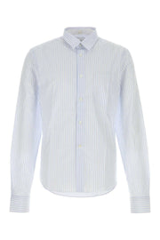 Prada Men Embroidered Poplin Shirt