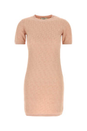 Fendi Women Pink Cotton Blend Dress