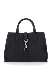 Gucci Women 'Jackie' Black Handbag With Horsebit On The Front And Removable Shoulder Strap In Leather Woman