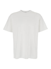 Givenchy Men White Crewneck T-Shirt With Logo Lettering On The Rear In Cotton Man