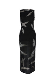 Alexander Mcqueen Women Feathr Intrs Pncl Dr