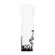 Lanvin Sleeveless Pleated Midi Dress Women