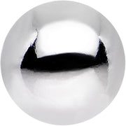 Solid 14k White Gold Replacement Ball 4.5mm - 14G