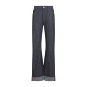 Bottega Veneta Intrecciato Pocket Jeans Women