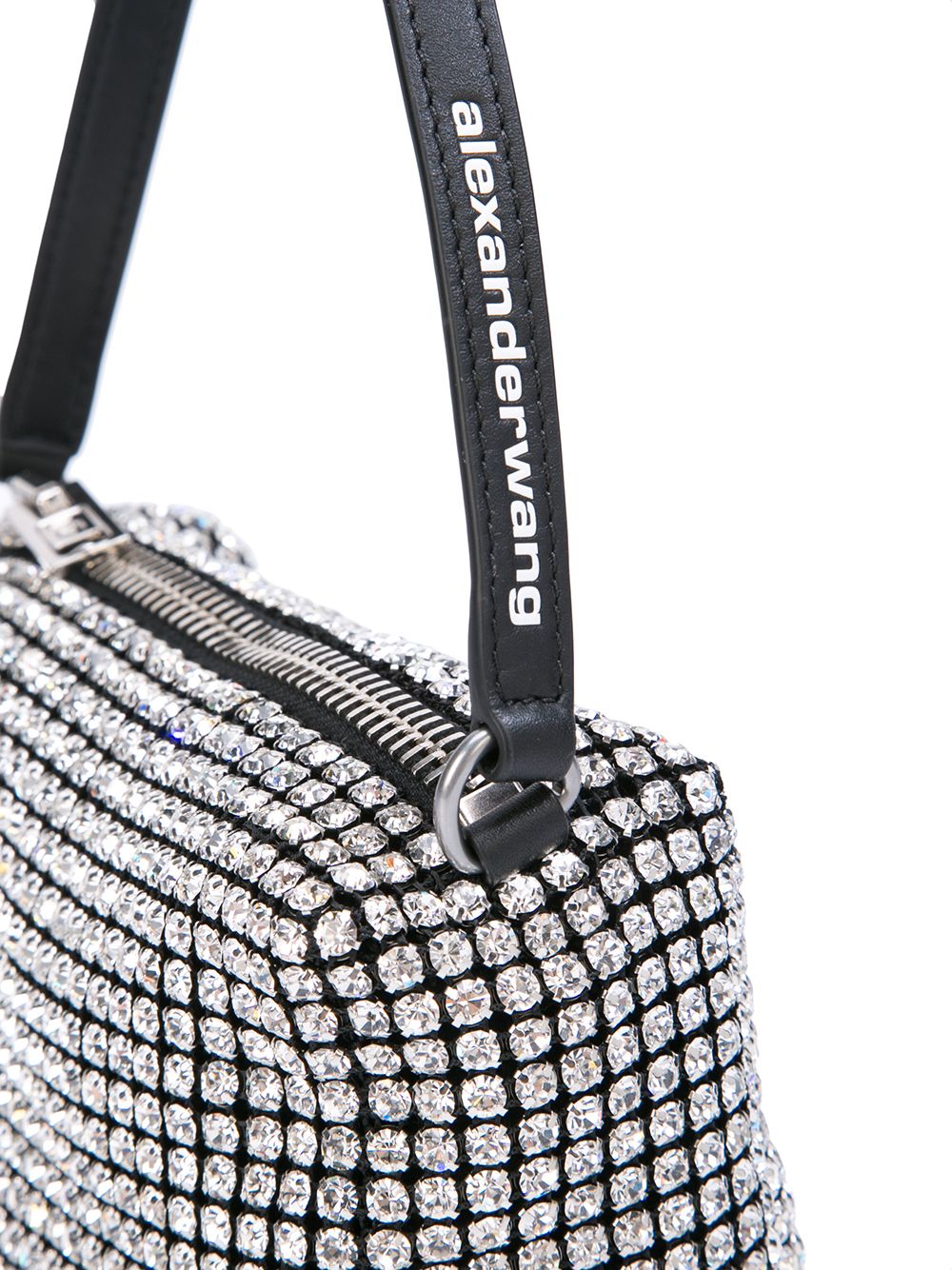 Alexander Wang Women Heiress Medium Pouch In Crystal Mesh