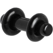 8G Black Acrylic Plug