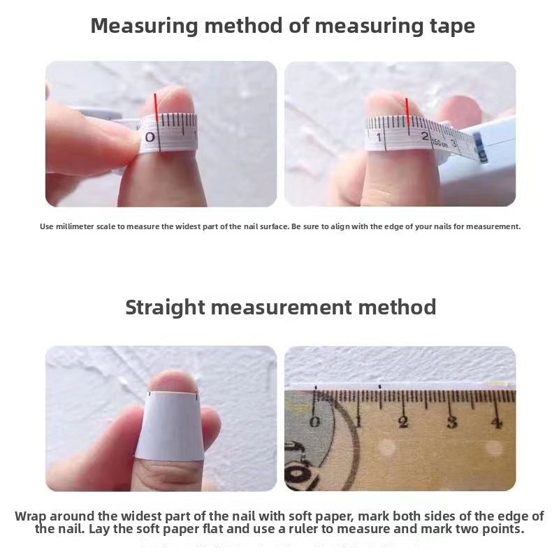 0980- Handmade press on nails fake nails removable