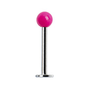 16G Pink Neon Labret Monroe
