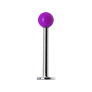 16G Purple Neon Labret Monroe