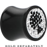 1/2G Crystal Black Spade Saddle Plug