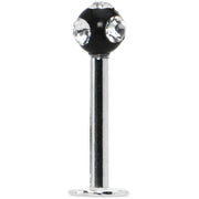 Black Crystal Ball Labret Monroe