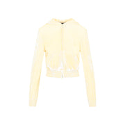 Balenciaga Fitted Zip-Up Hoodie Women