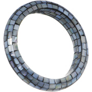 Natural Black Kabibe Shell Bangle Bracelet