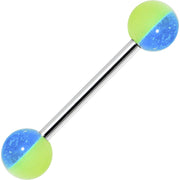 Funky GLOW in the DARK Barbell Tongue Ring