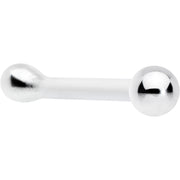 Sterling Silver 1.3mm Ball  Nose Bone