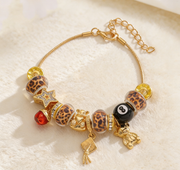 Leopard Star Bear Beaded Bracelet