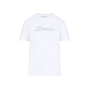 Lanvin Embroidered Script Logo T-Shirt Women