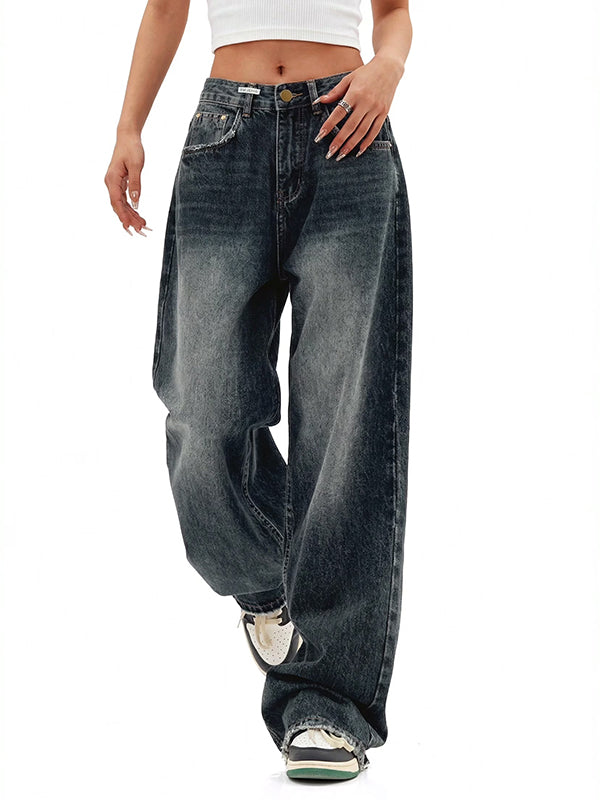Women's Y2K Barrel Baggy Jeans
