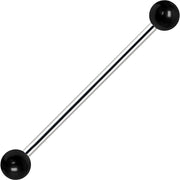 Black UV Acrylic Industrial Barbell 31mm