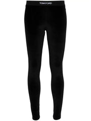 Tom Ford Women Stretch Lustrous Velour Signature Leggings