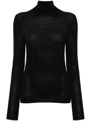 Saint Laurent Women Cassandre Wool Turtleneck Sweater