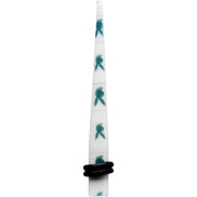 4G White Teal Acrylic Playboy Rabbit Head Taper