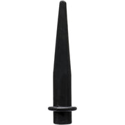 6G Black Silicone Taper