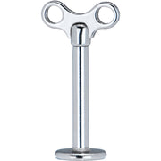 16G 10mm Steel Winding Key Top Labret Monroe