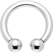 8G 5/8 Internally Threaded Steel Horseshoe Circular Barbell
