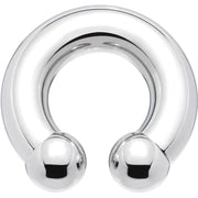 0G 5/8 Internally Threaded Horseshoe Circular Barbell