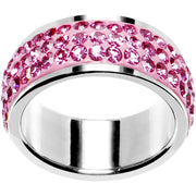 Size 6 - Pink Crystal Ferido Ring
